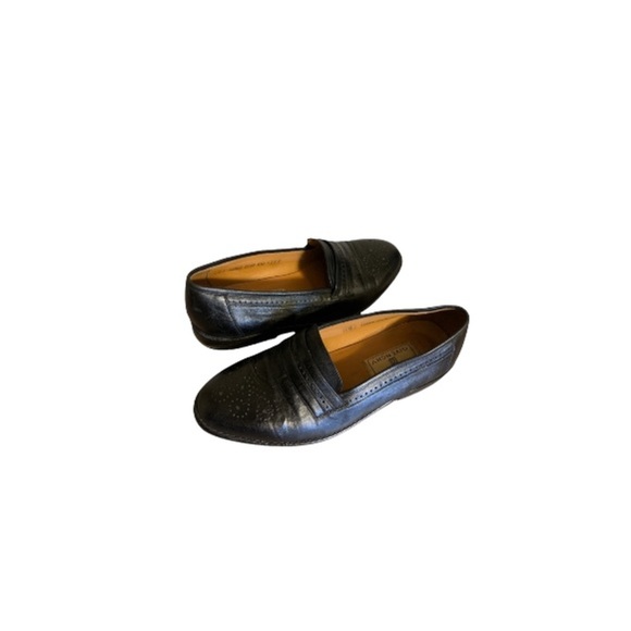 Givenchy Vintage Black Leather Loafers - Men’s Size 6 - Picture 1 of 9